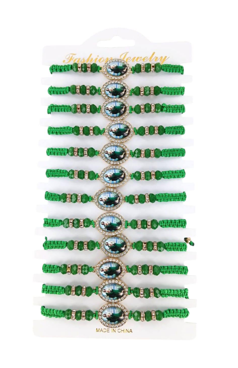 Religious Adjustable Beaded Thread Bracelet