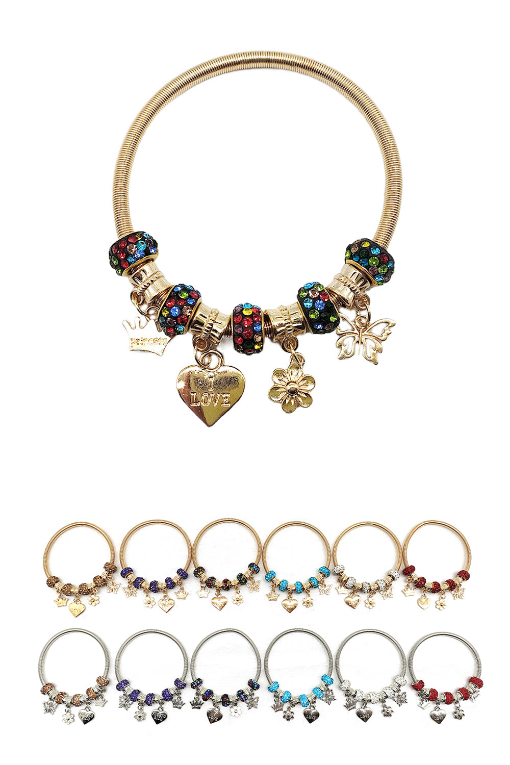 Heart Charm Fashion Bracelet