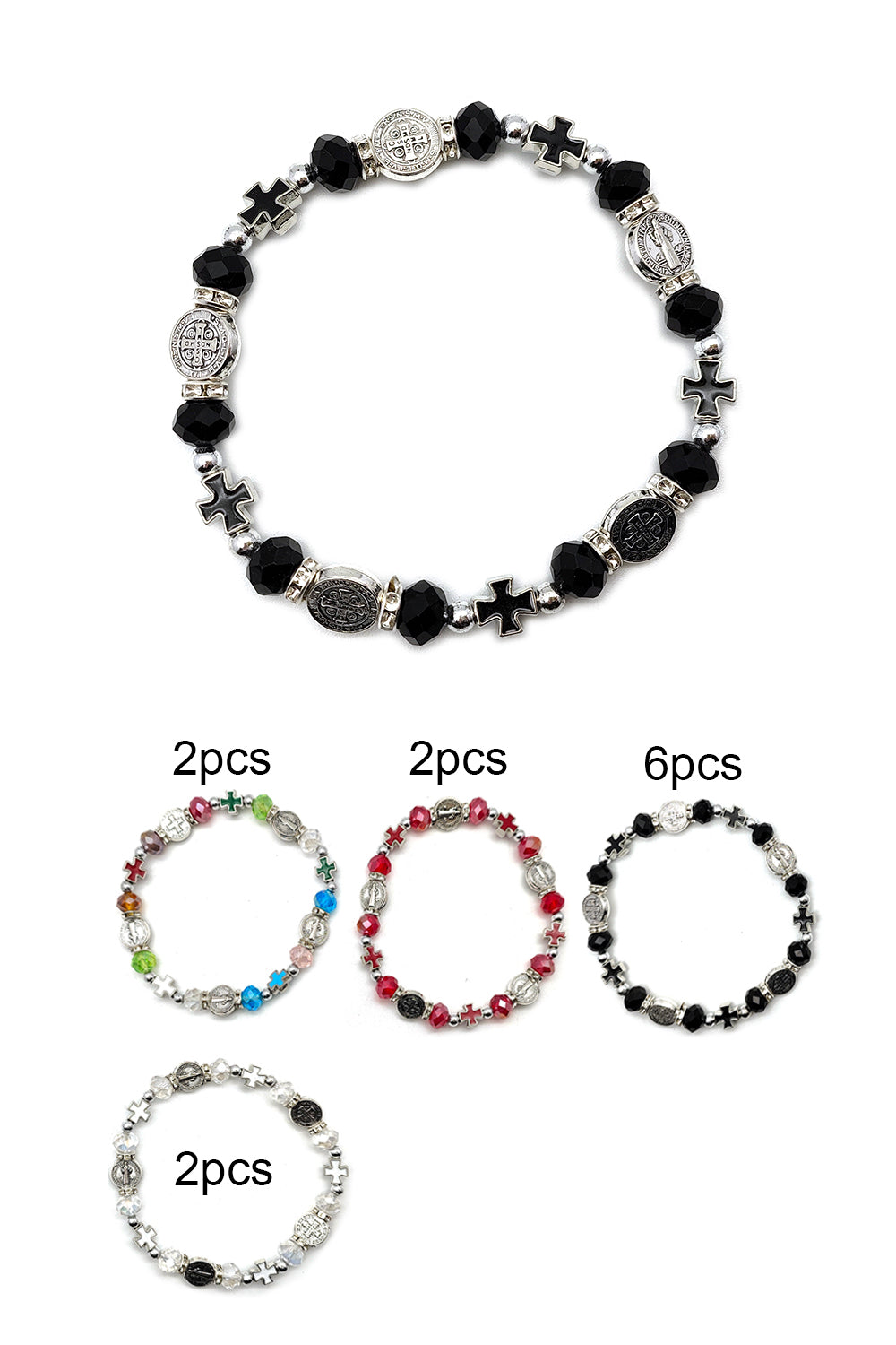San Benito Beaded Stretch Bracelet