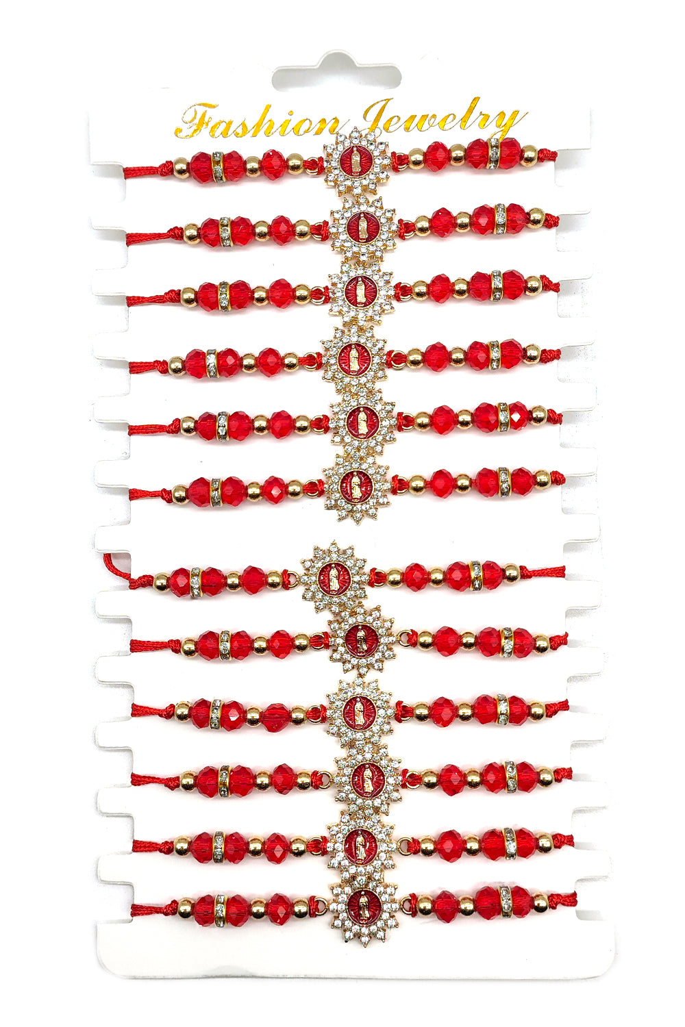 Virgen De Guadalupe Beaded Bracelet