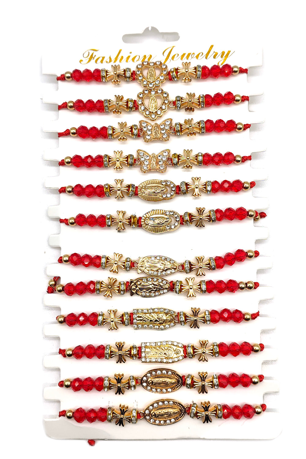 Religious Beaded Thread Bracelet