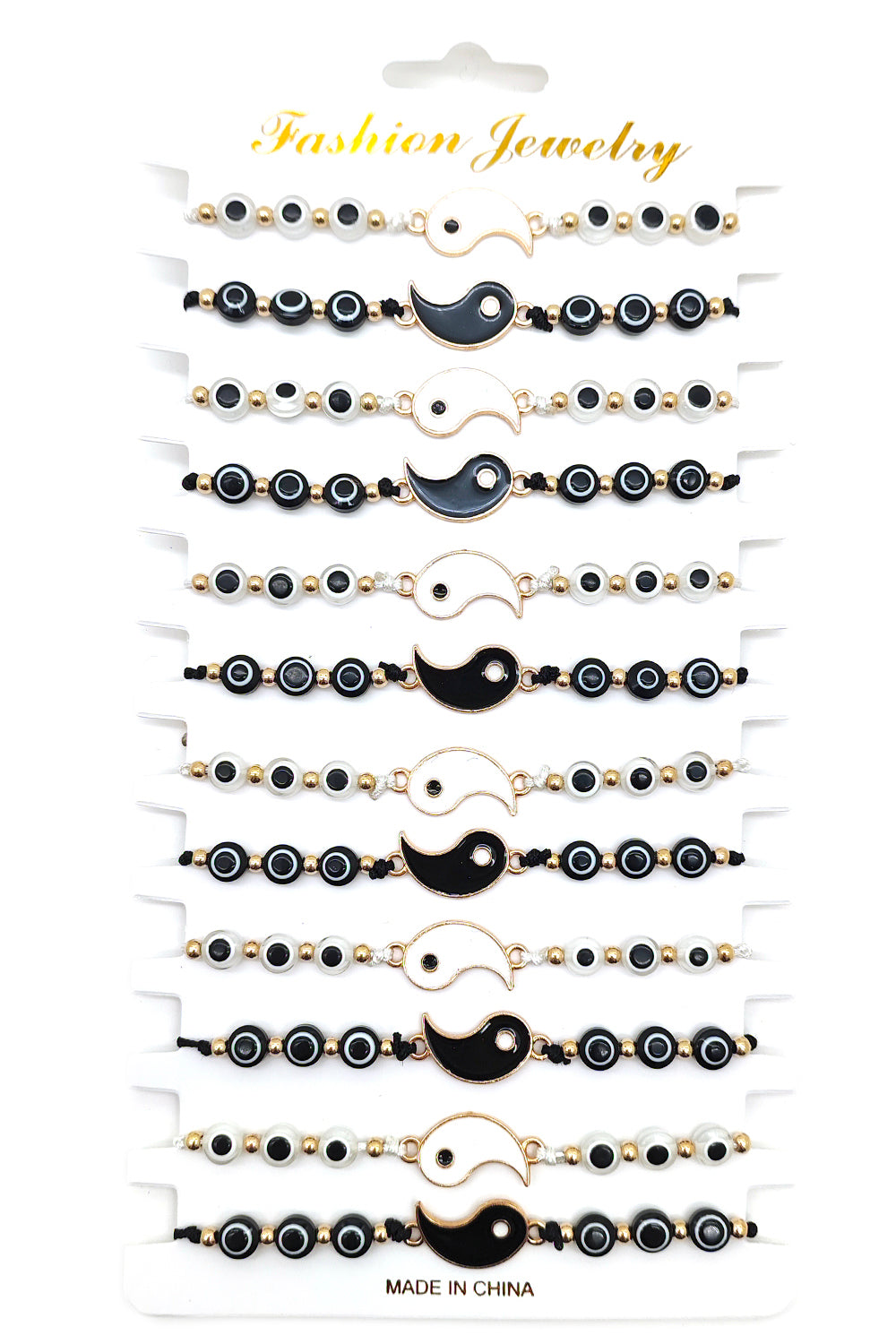 Yin Yang Adjustable Thread Bracelet