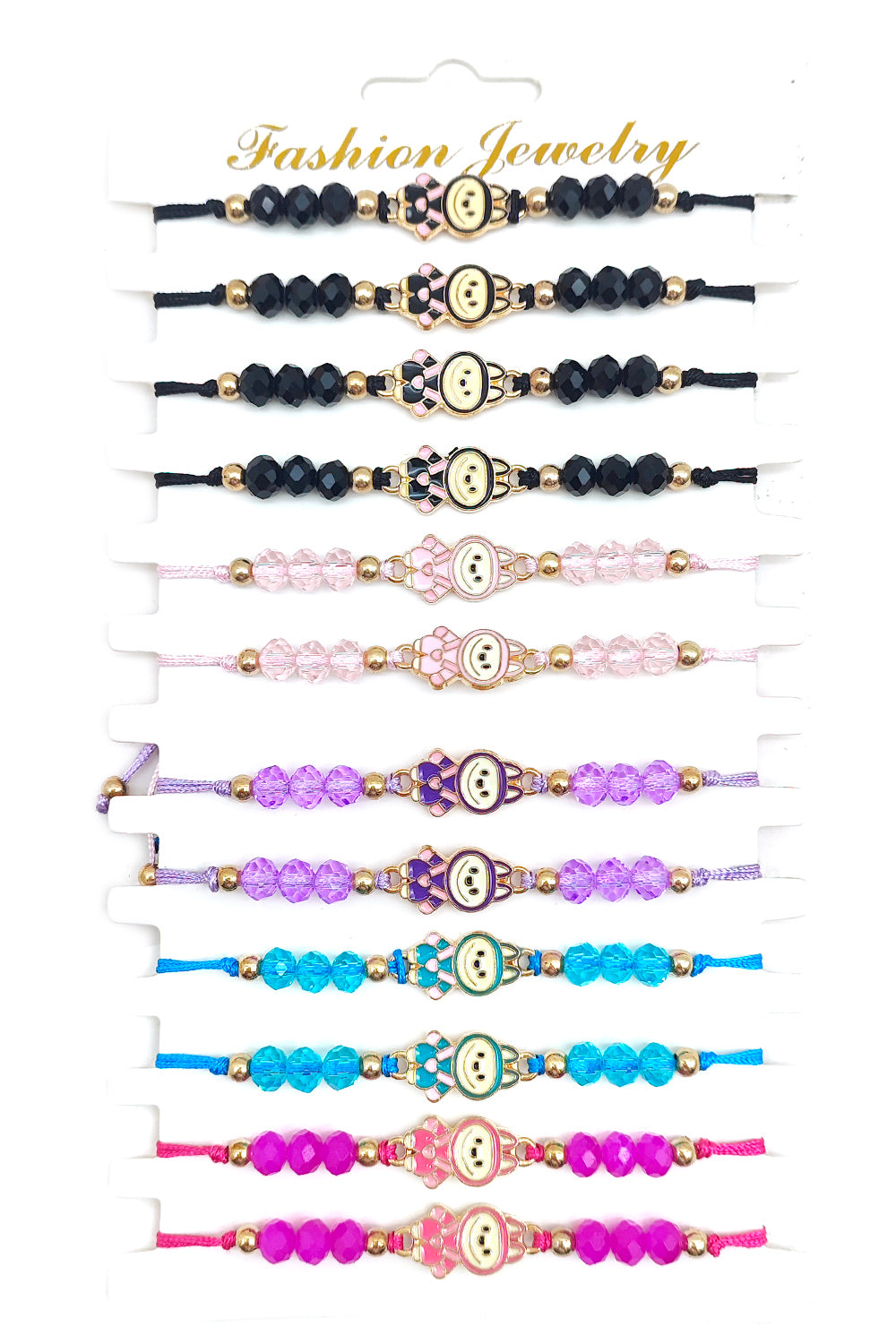 Character Beaded Thread Bracelet