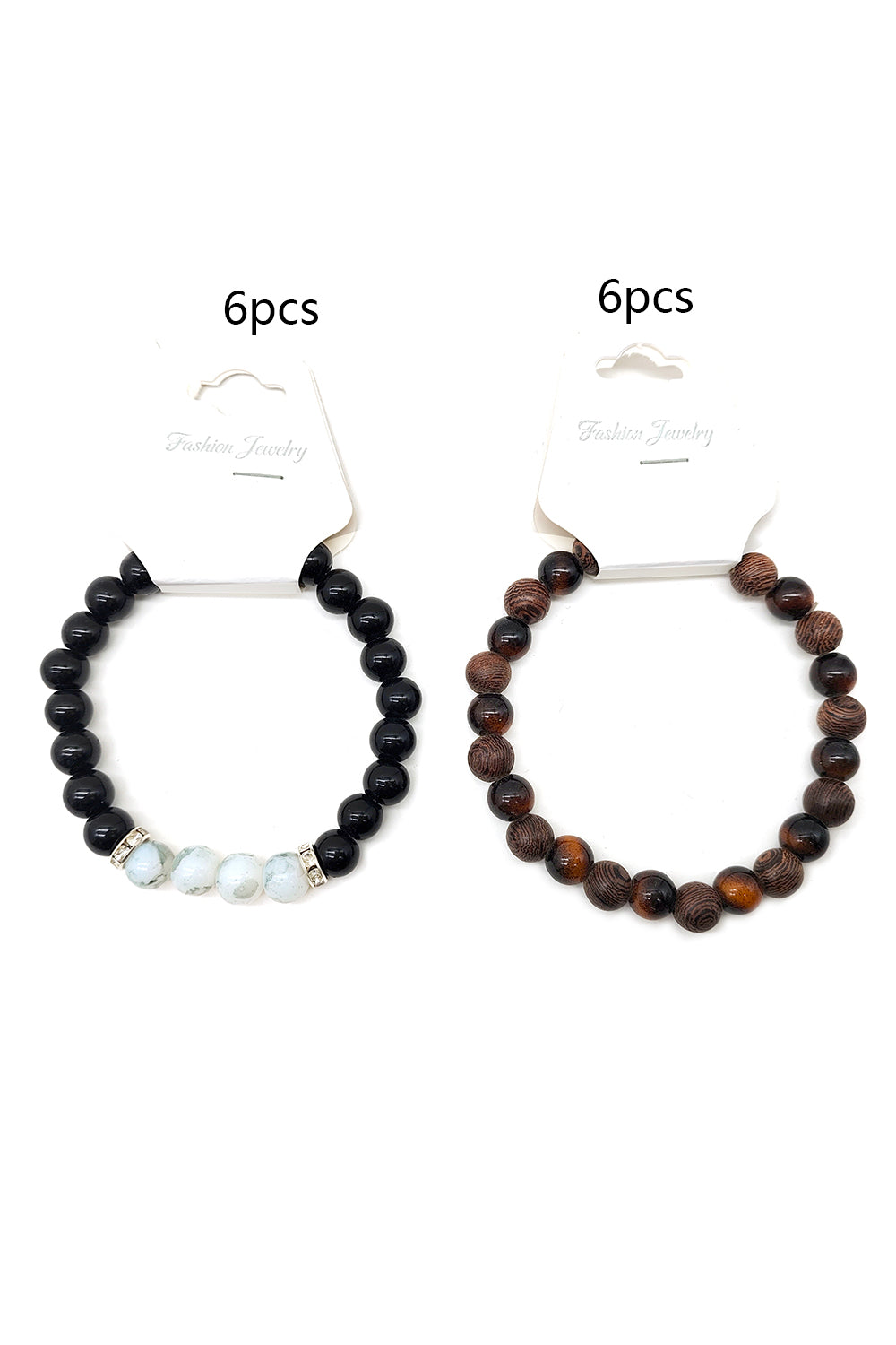 Black Beaded Bracelet