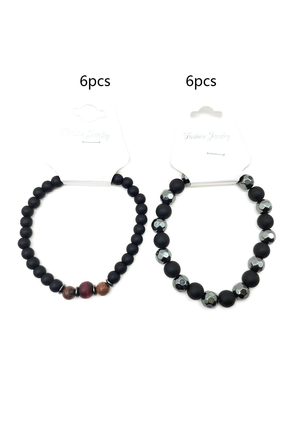 Black Beaded Bracelet