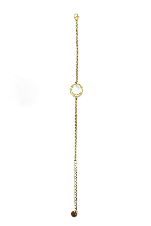 White Stainless Steel Bracelet