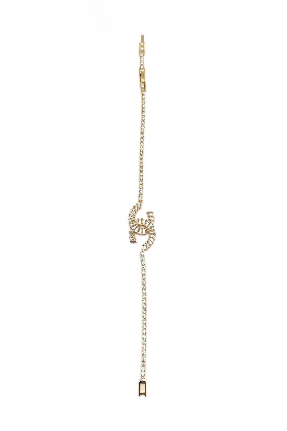 Stainless Steel Rhinestone Bracelet