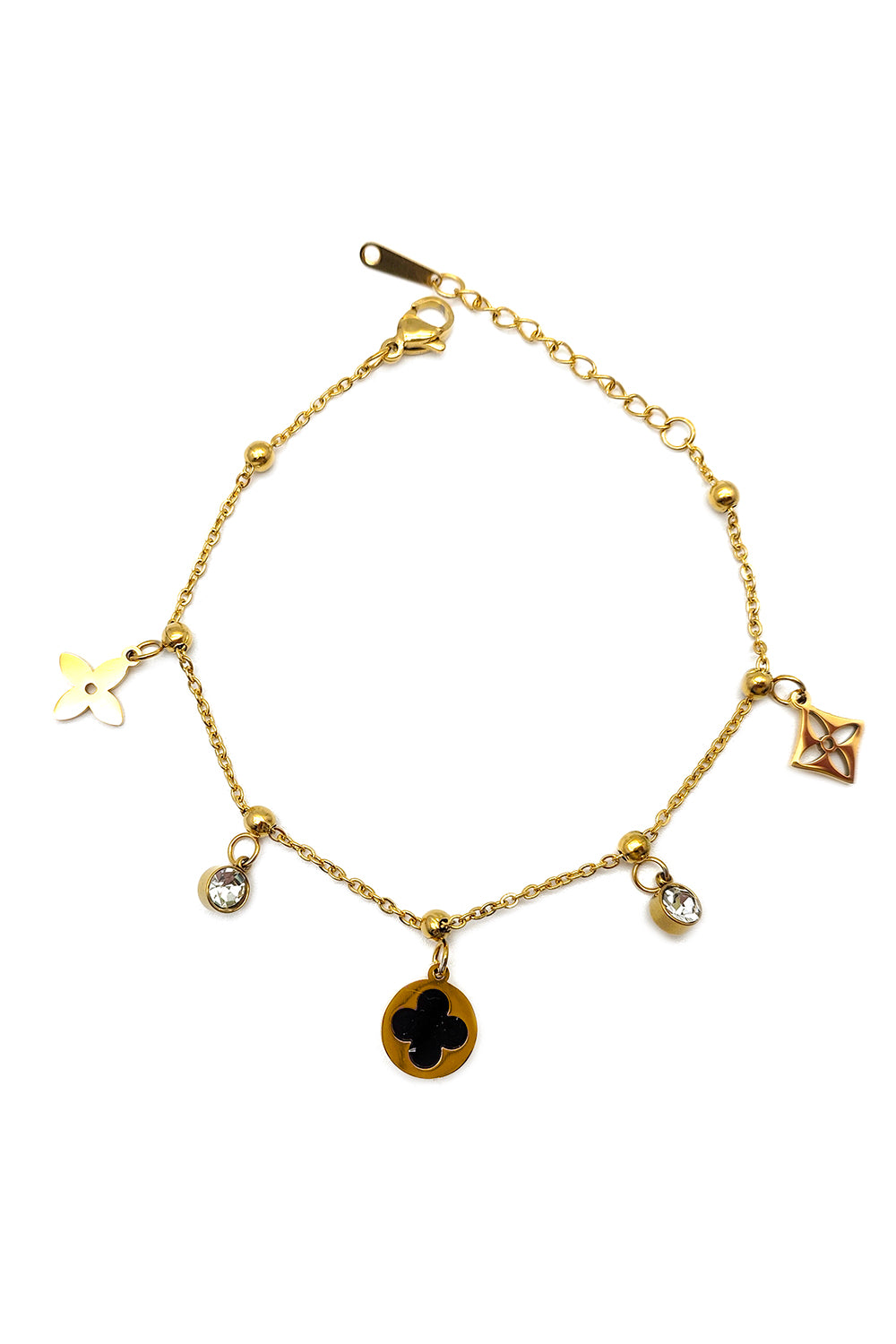 Stainless Steel Charm Bracelet