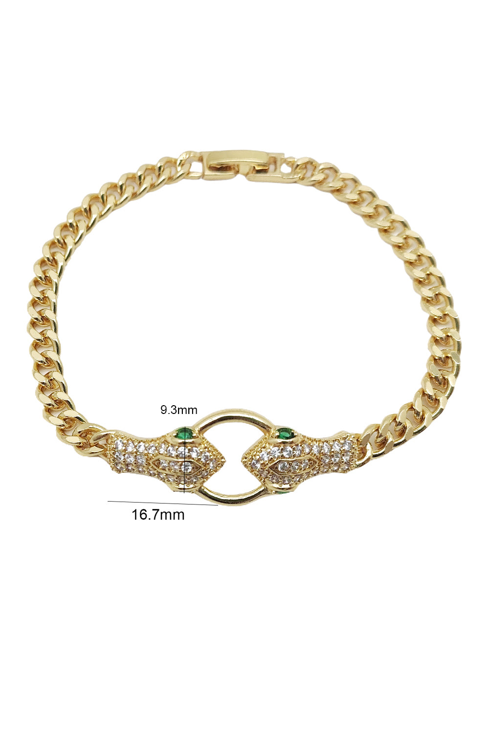 Stainless Steel Snake Design Bracelet
