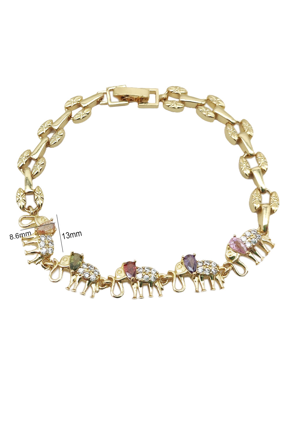 Stainless Steel Elephant Design Bracelet