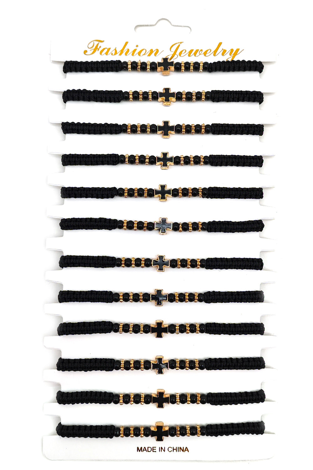 Cross Design Adjustable Thread Bracelet
