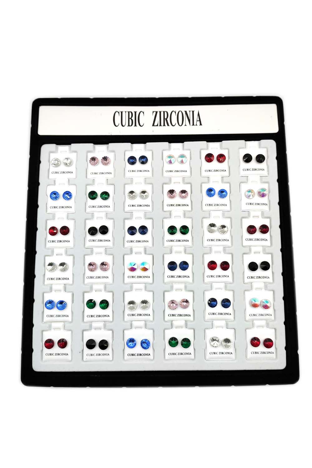 Cubic Zirconia Stud Earrings