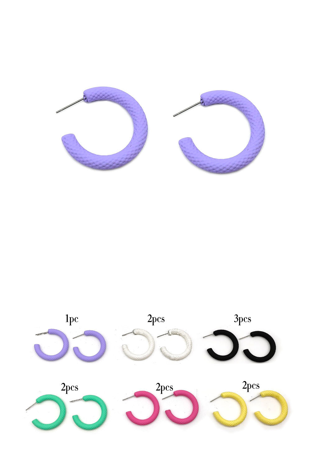 Women's Casual Open Hoop Earrings