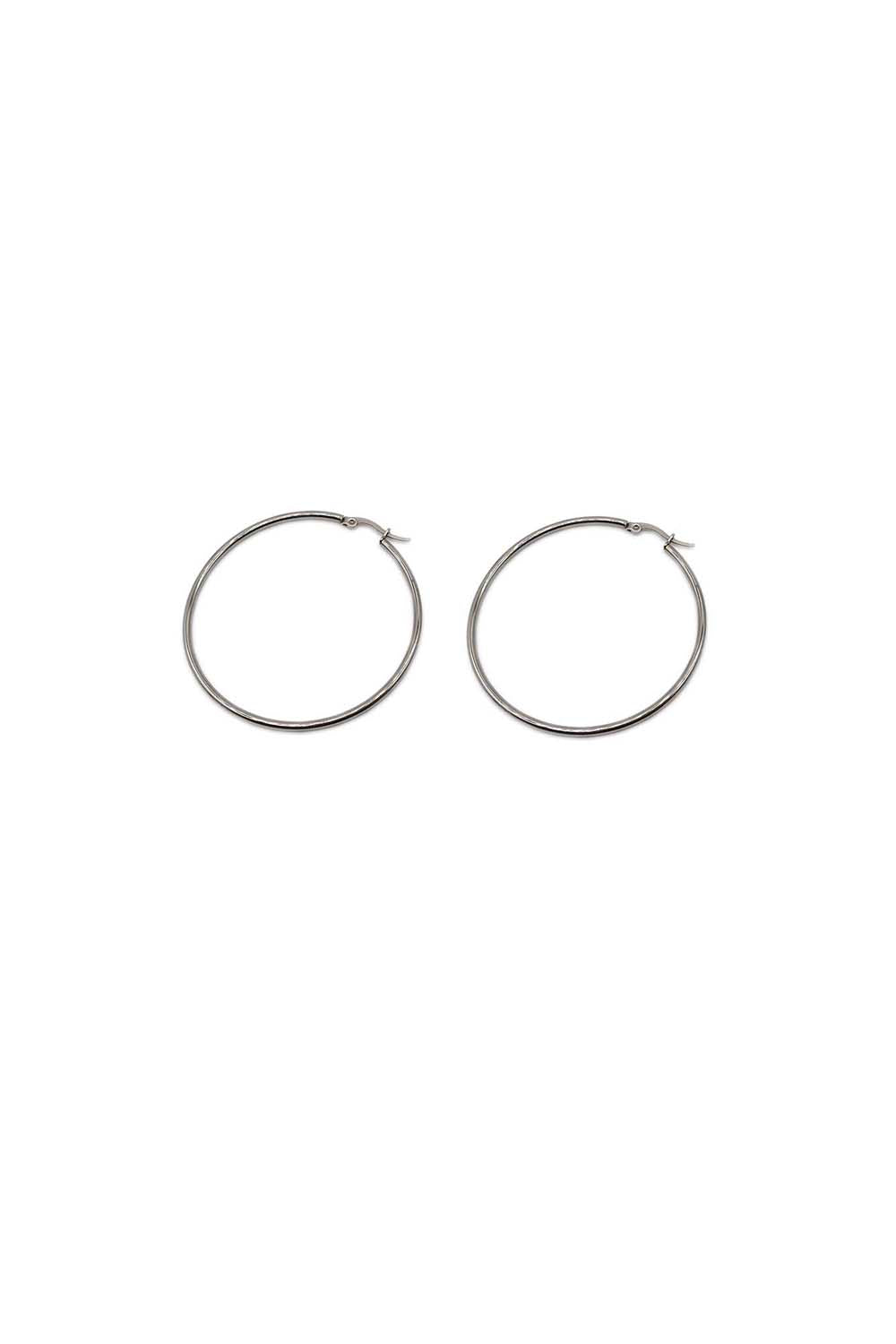 Stainless Steel 30mm Hoop Earrings