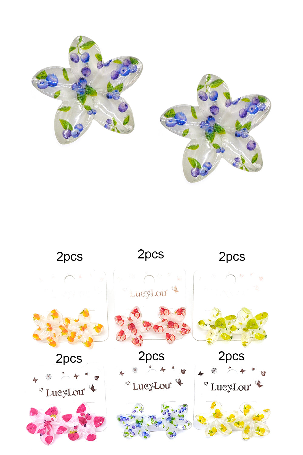 Flower Design Earrings