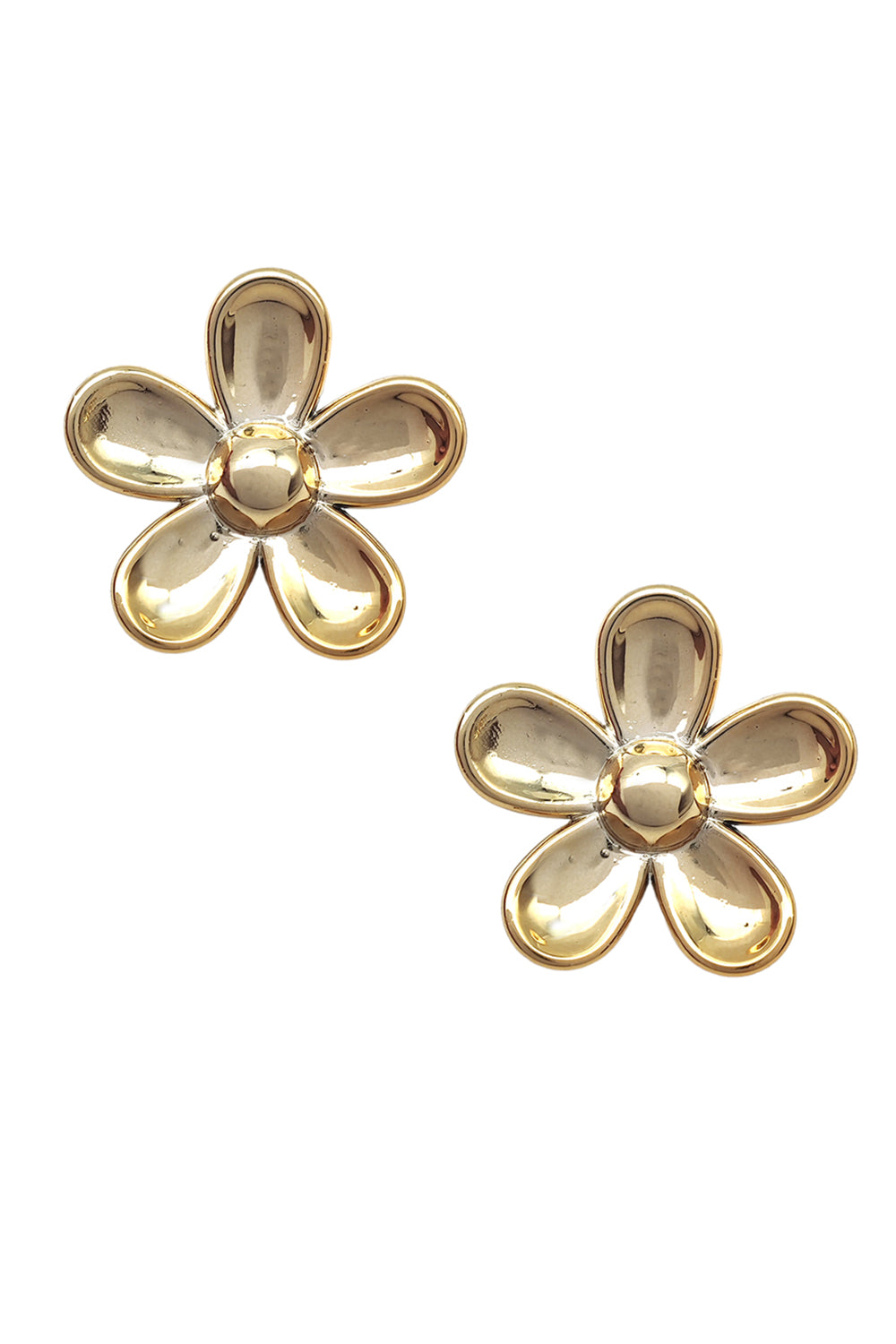 Flower Design Stud Earrings