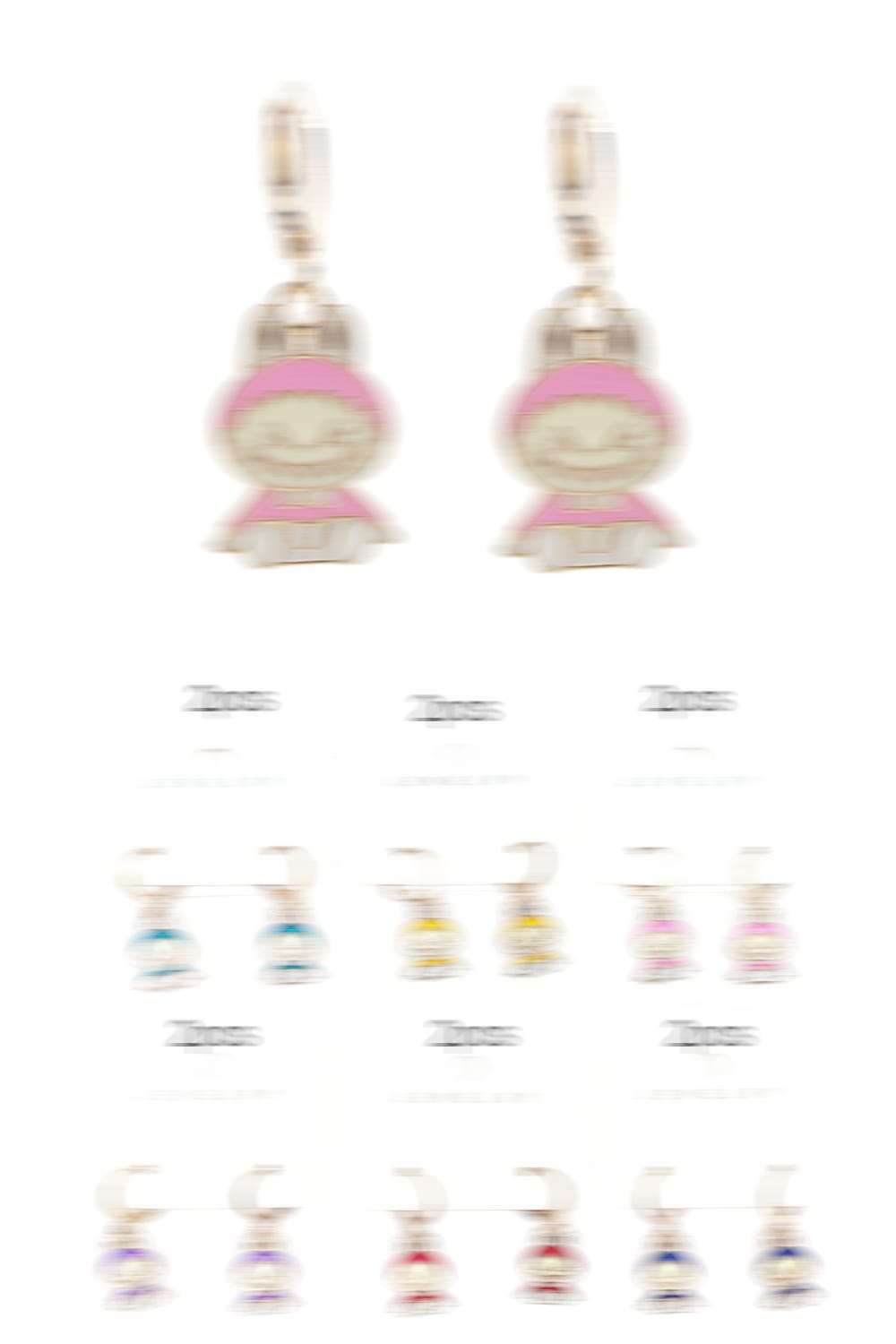 Cute Character Design Dangle Earrings