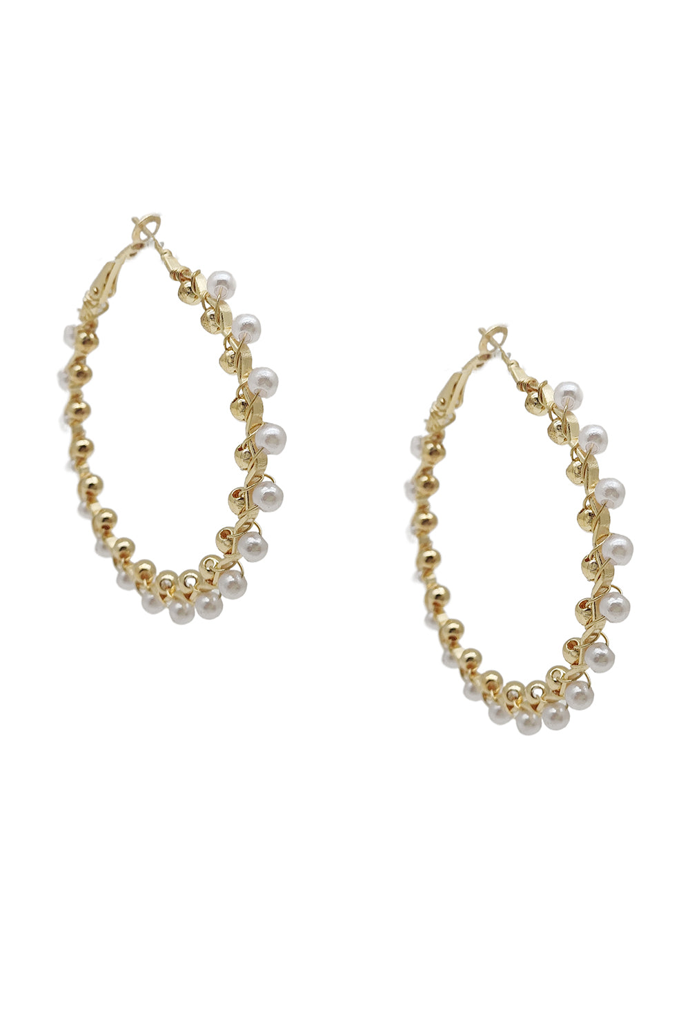 Pear Hoop Earrings