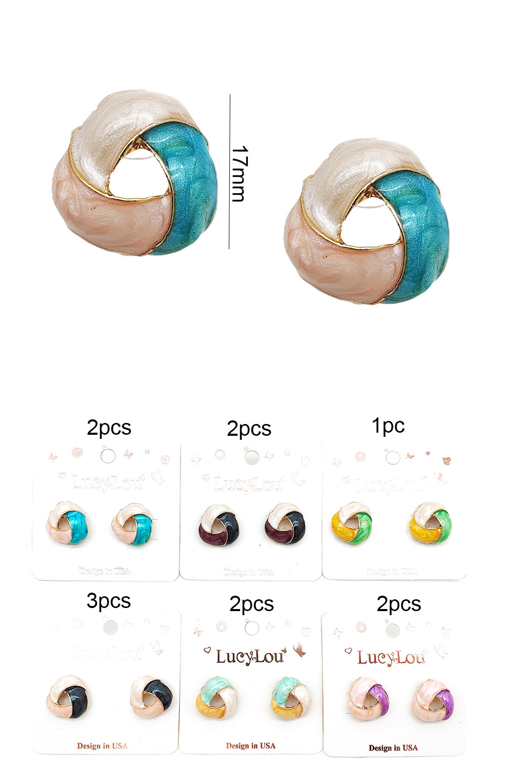 Geometric Stud Earrings