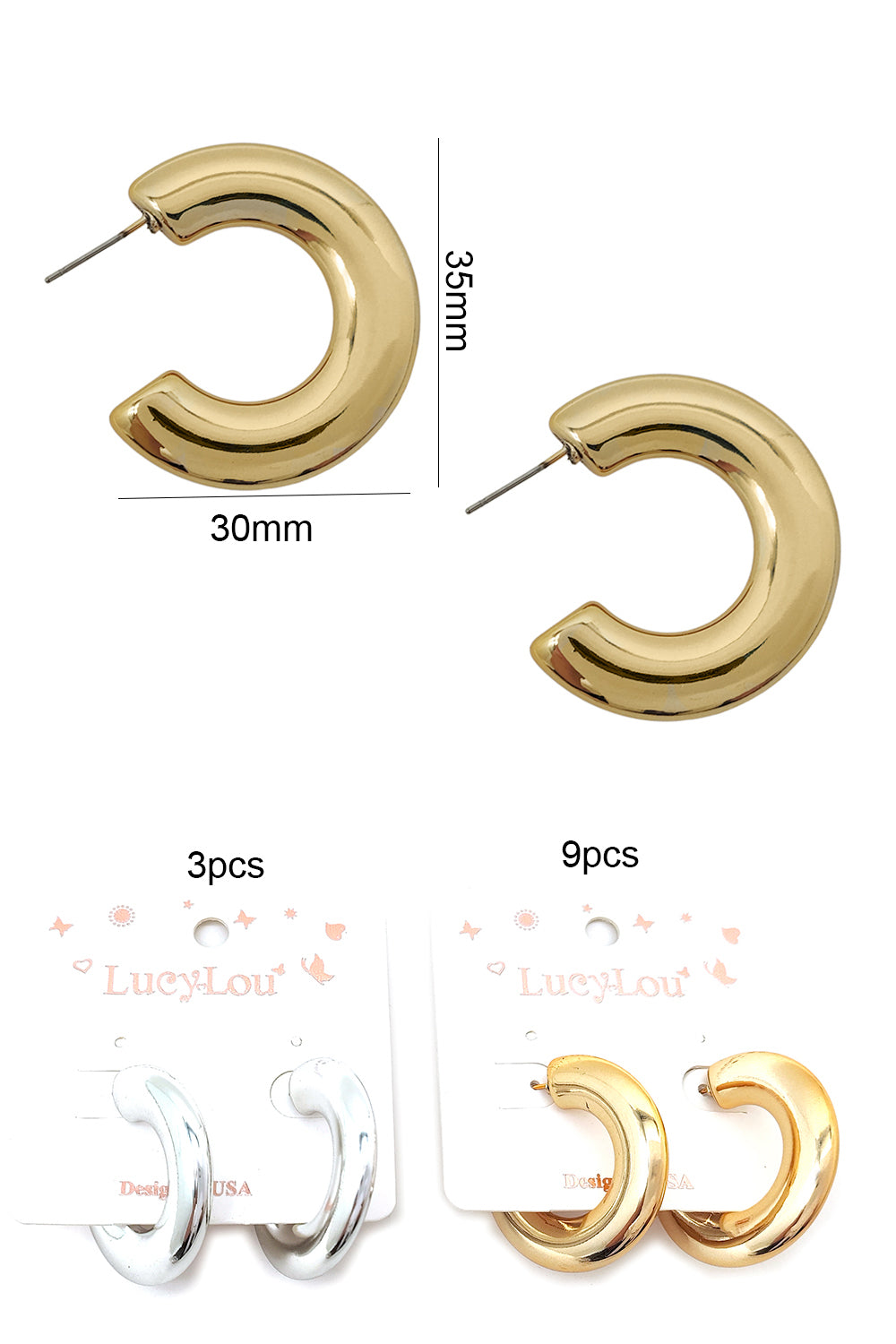 Women's Fashion Hoop Earrings