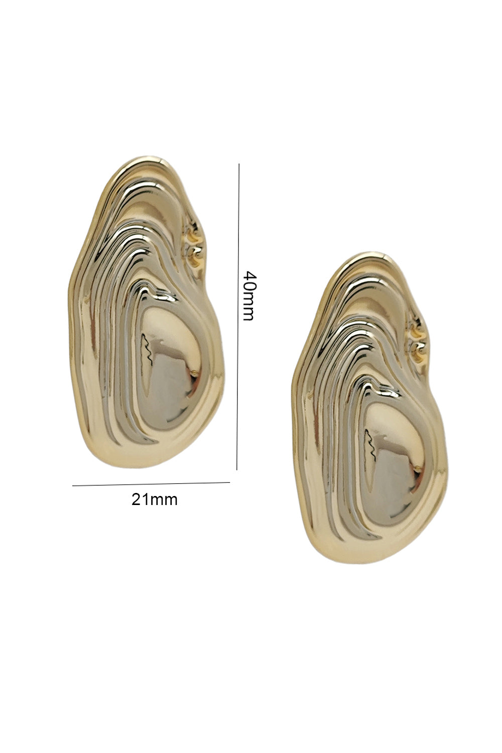 Geometric Statement Stud Earrings