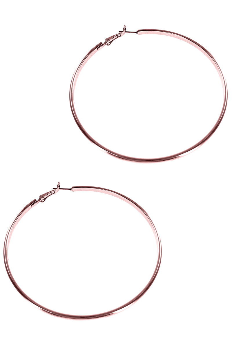 Rose Gold 70mm Hoop Earring