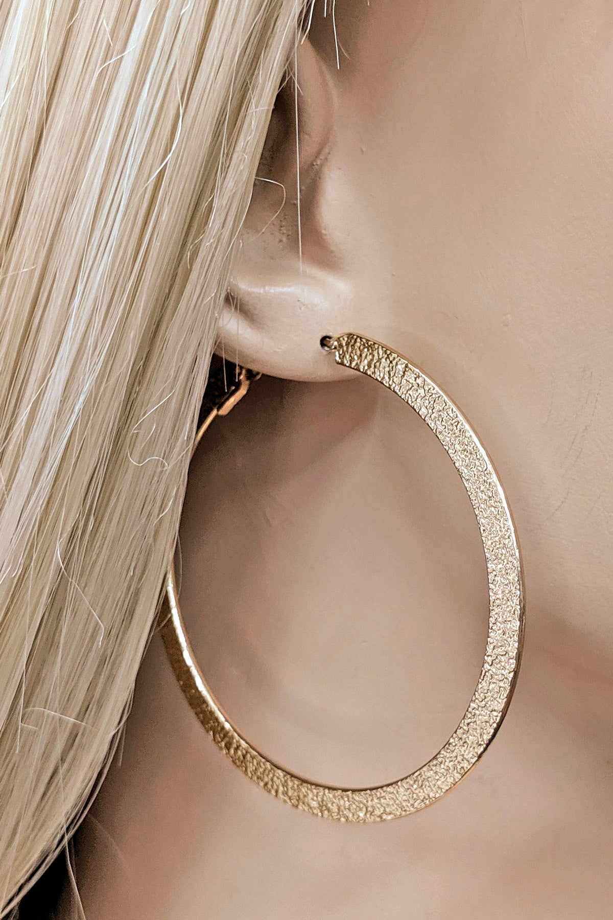 Gold Hoop Earring