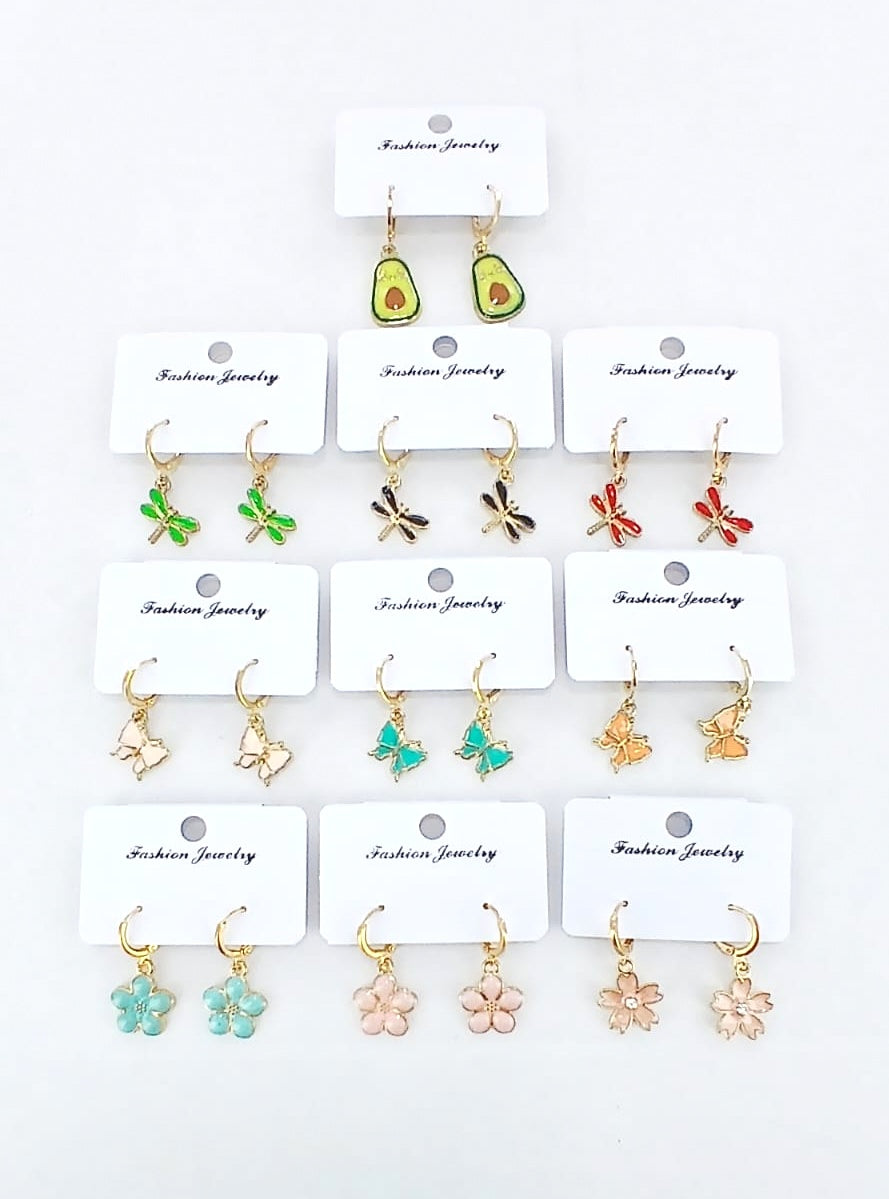 Multi Designs Small Dangle Earrings