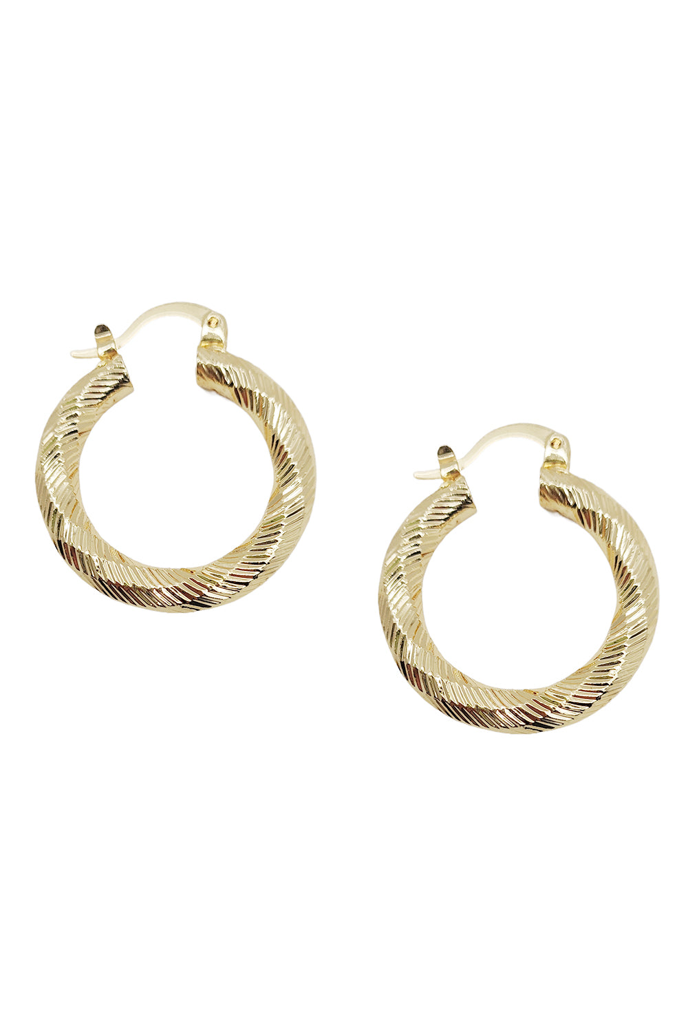 Gold Dipped Small Hoop Earrings