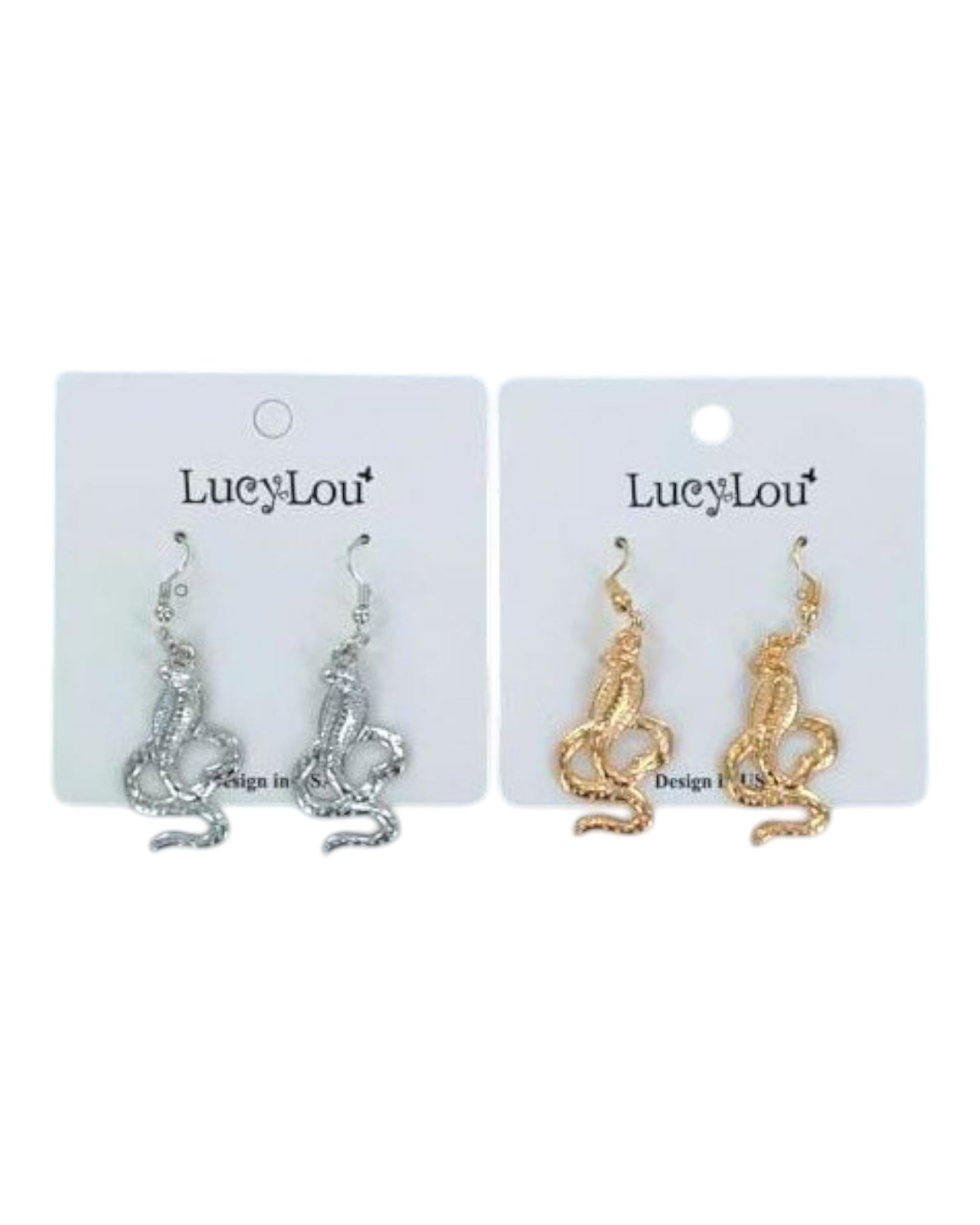 Snake Design Women's Earrings