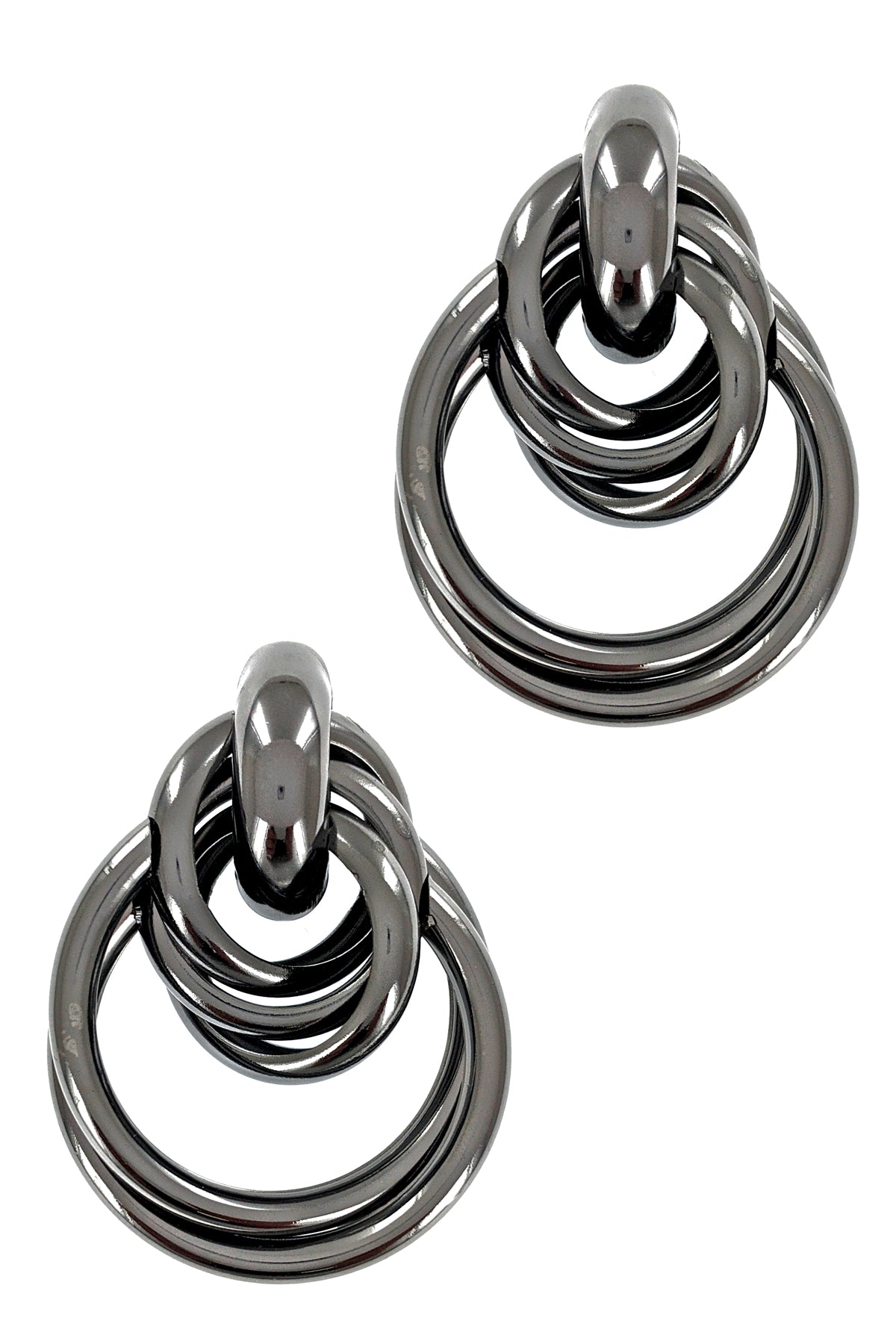 Hematite Interwoven Earring