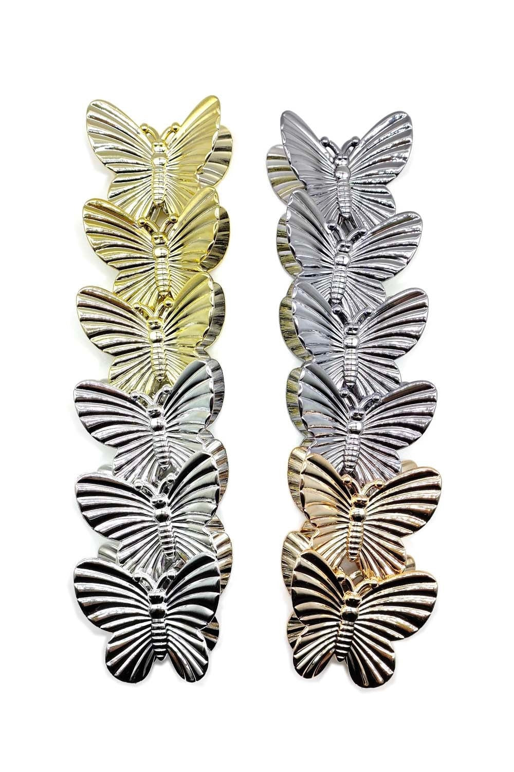 Metallic Butterfly Design Hair Clip