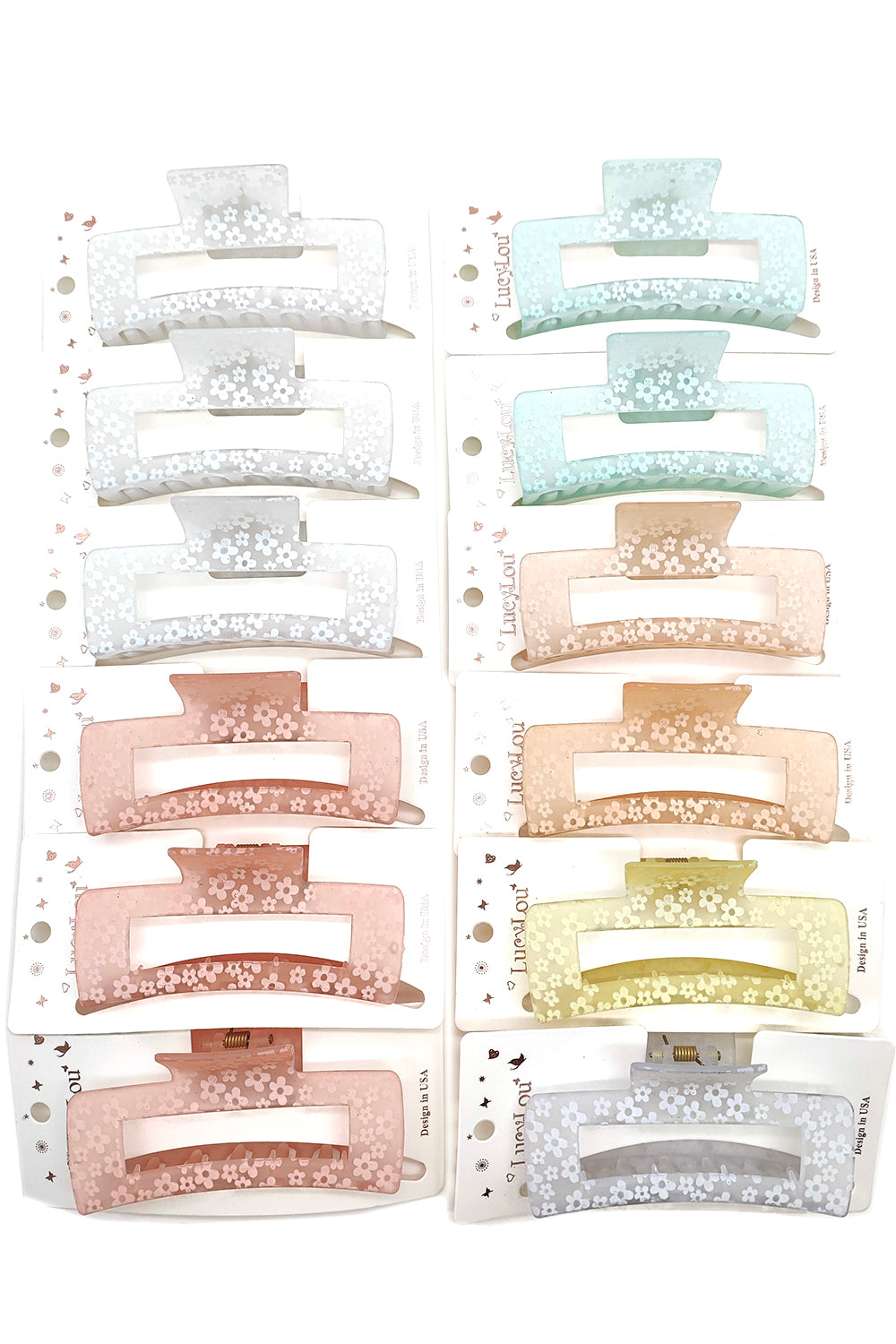 Women's Fashion Matte Finish Hair Claw Clip