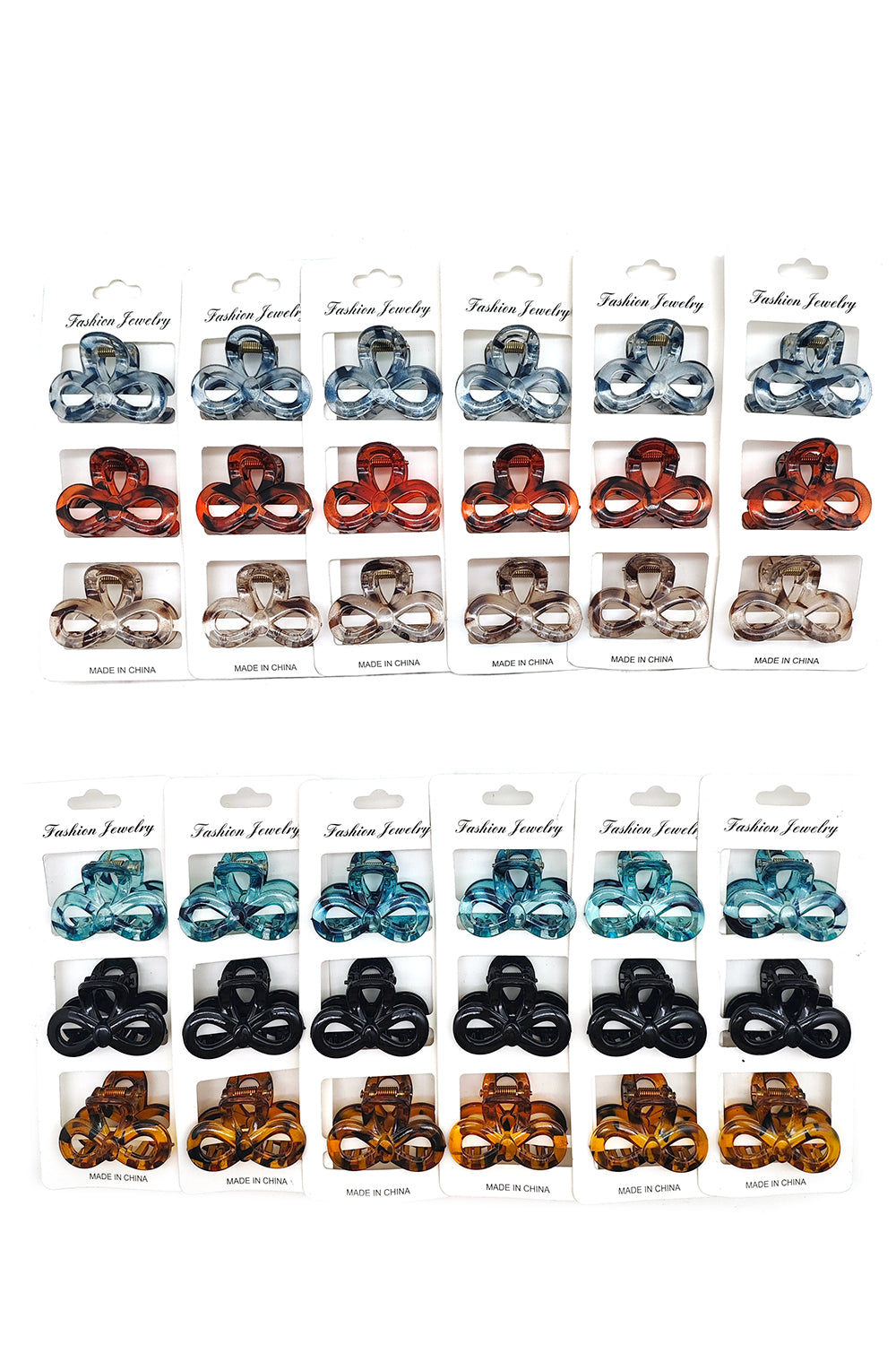 36 piece Bow Design Hair Claw Clip