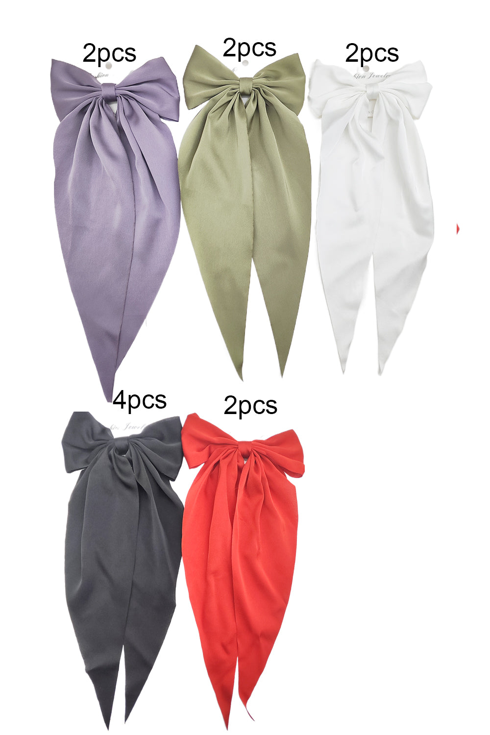 Large Hair Barrette Bow