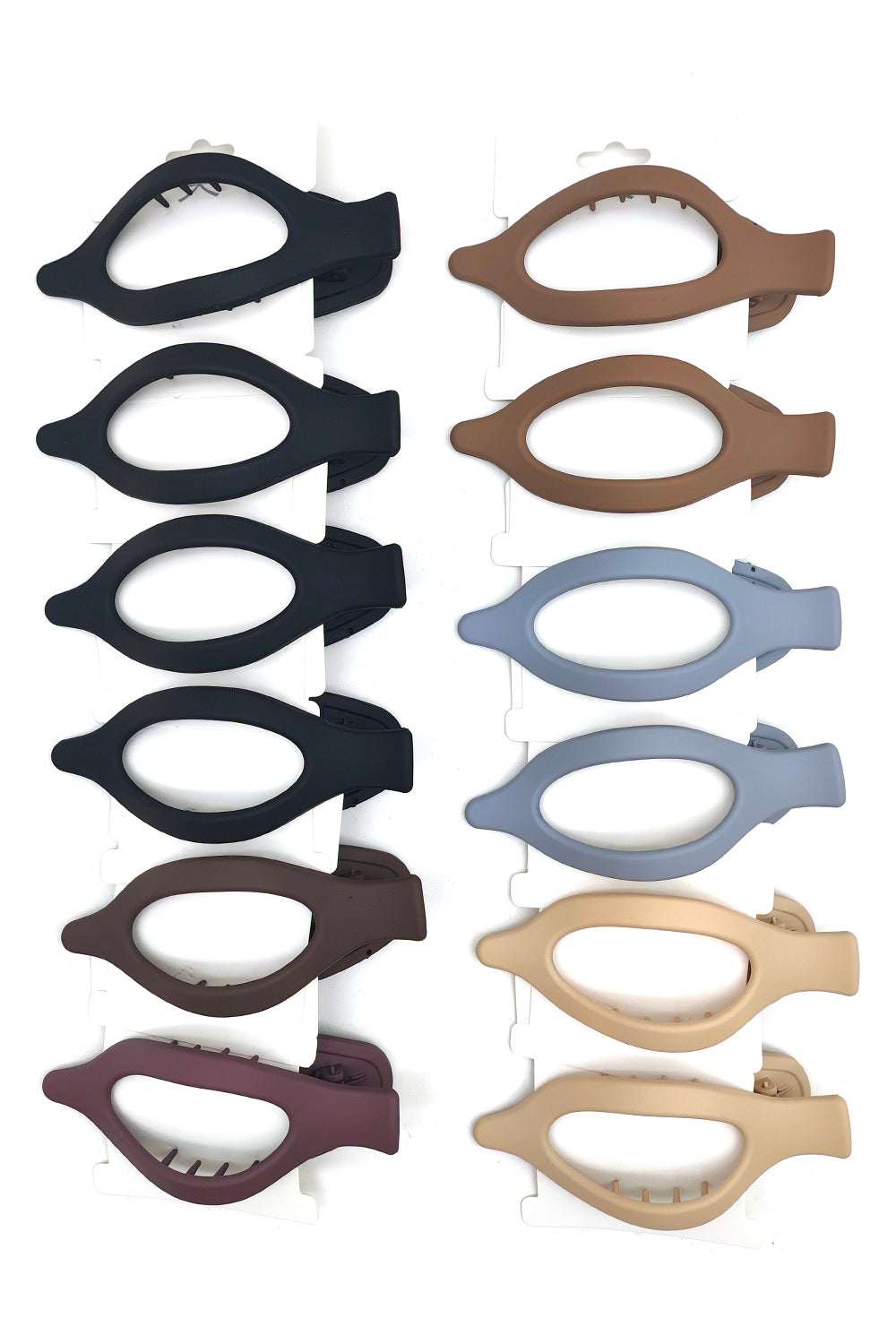 Oval French Hair Clip Barrette