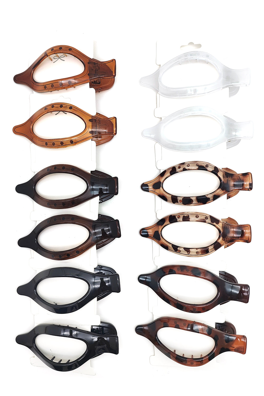 Oval French Hair Clip Barrette