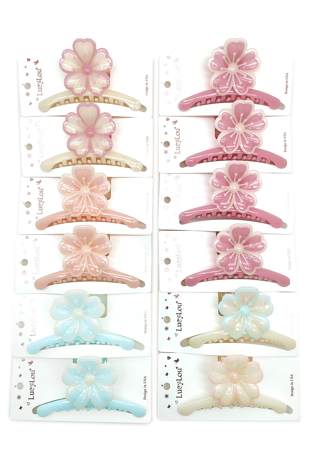 Cherry Blossom Hair Claw Clip