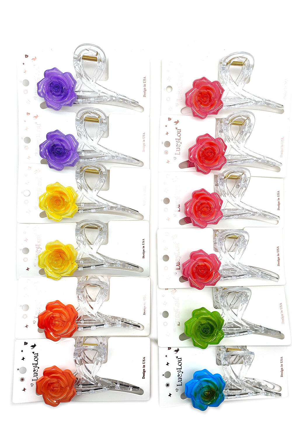 Flower Hair Claw Clip