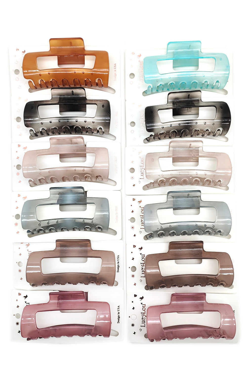 Rectangular Hair Claw Clip