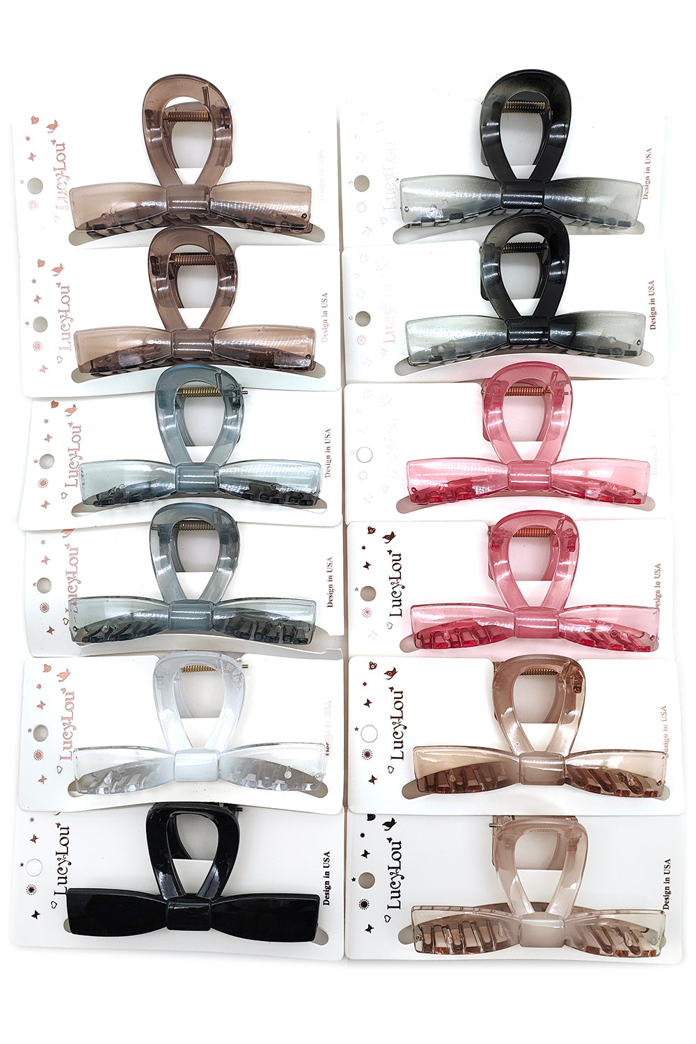 Bow Shaped Hair Claw Clip