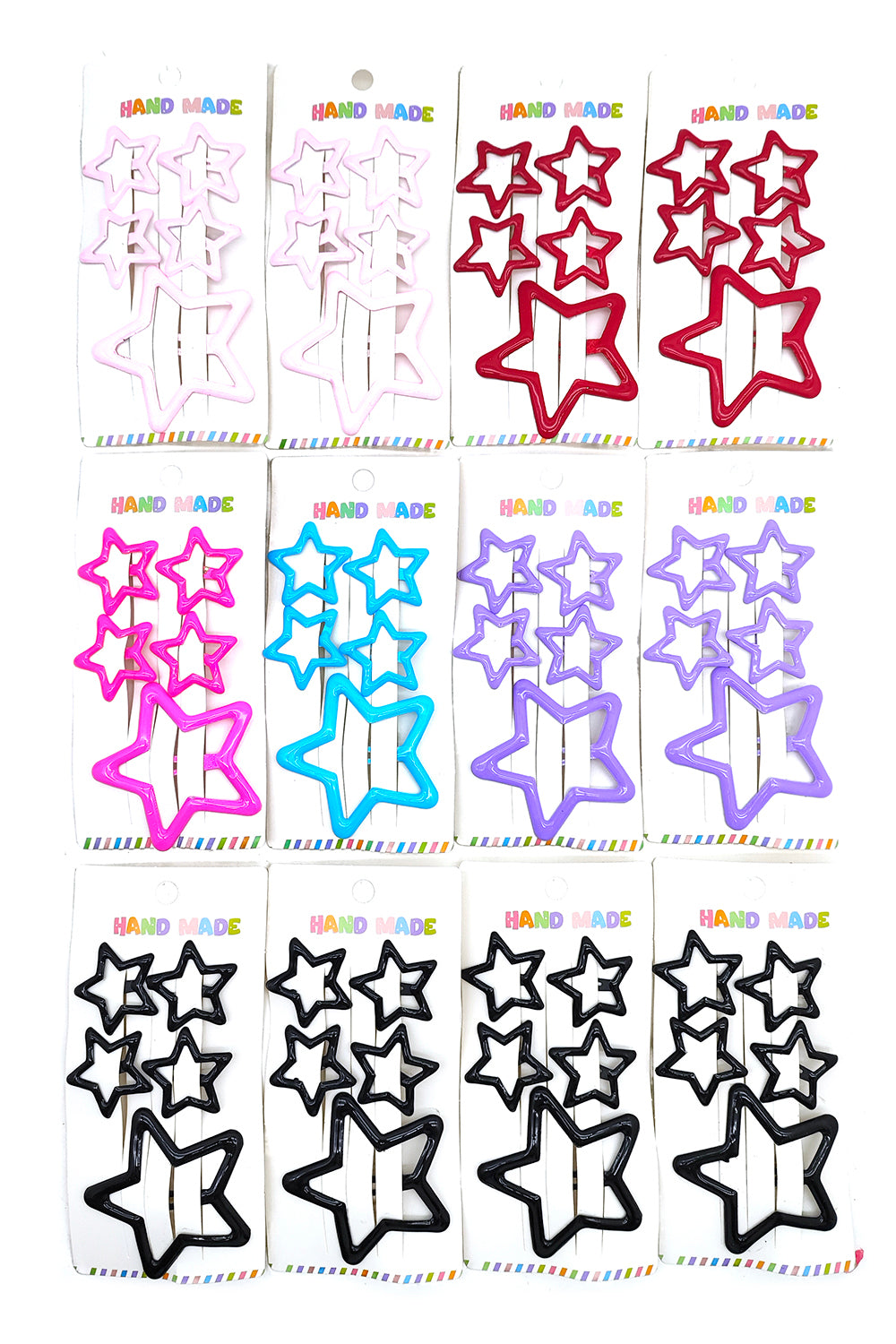 Star Snap Hair Clips