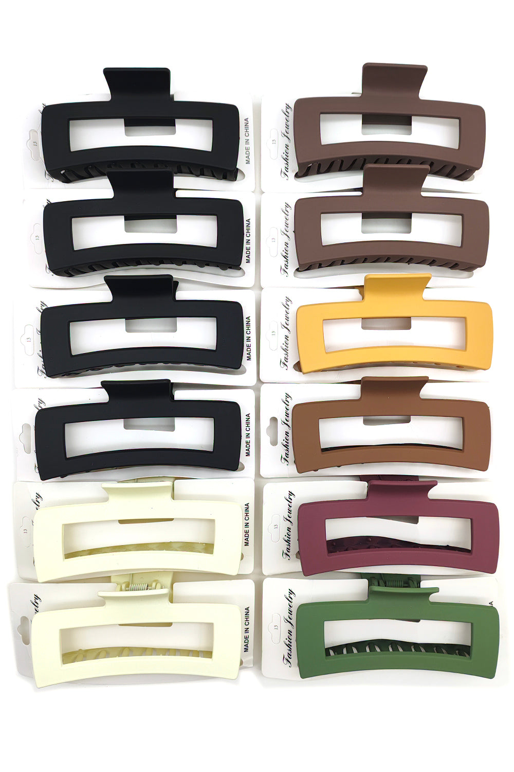 Rectangle Hair Claw Clip