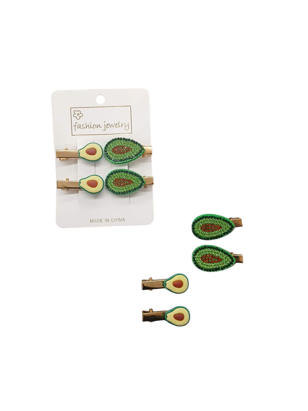 Avocado Design Girls Hair Clip