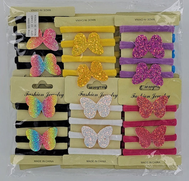 Butterfly Design Hair Ties