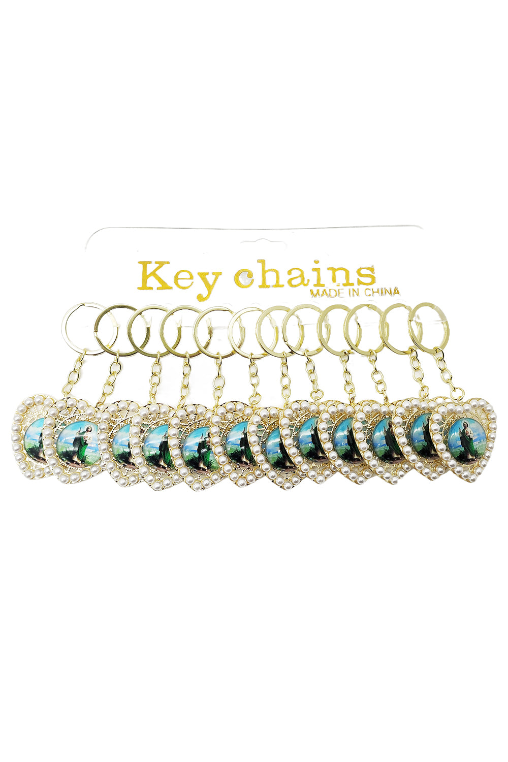 Religious Heart Shape Key-Chain