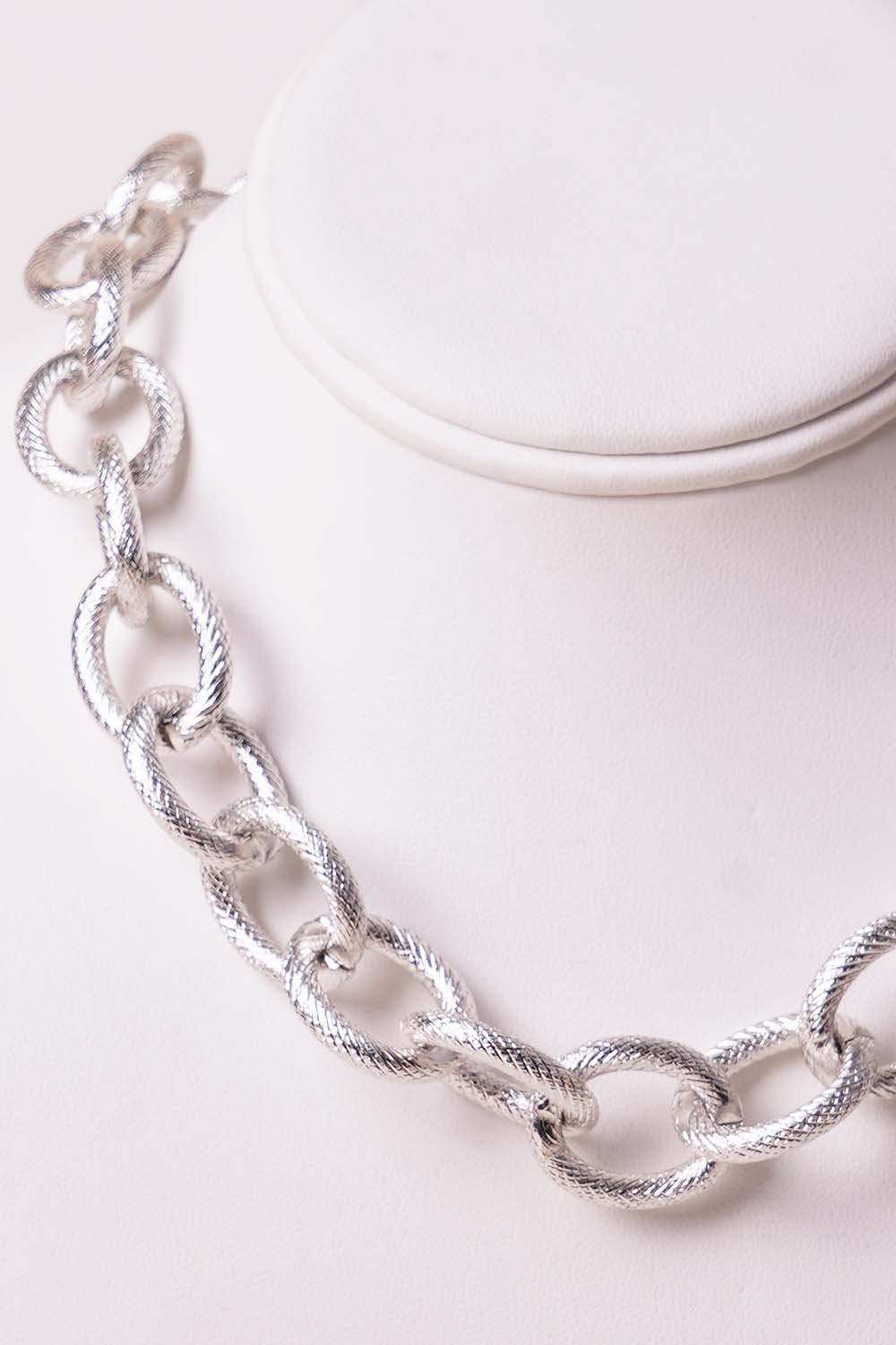 Silver Link Chain Necklace