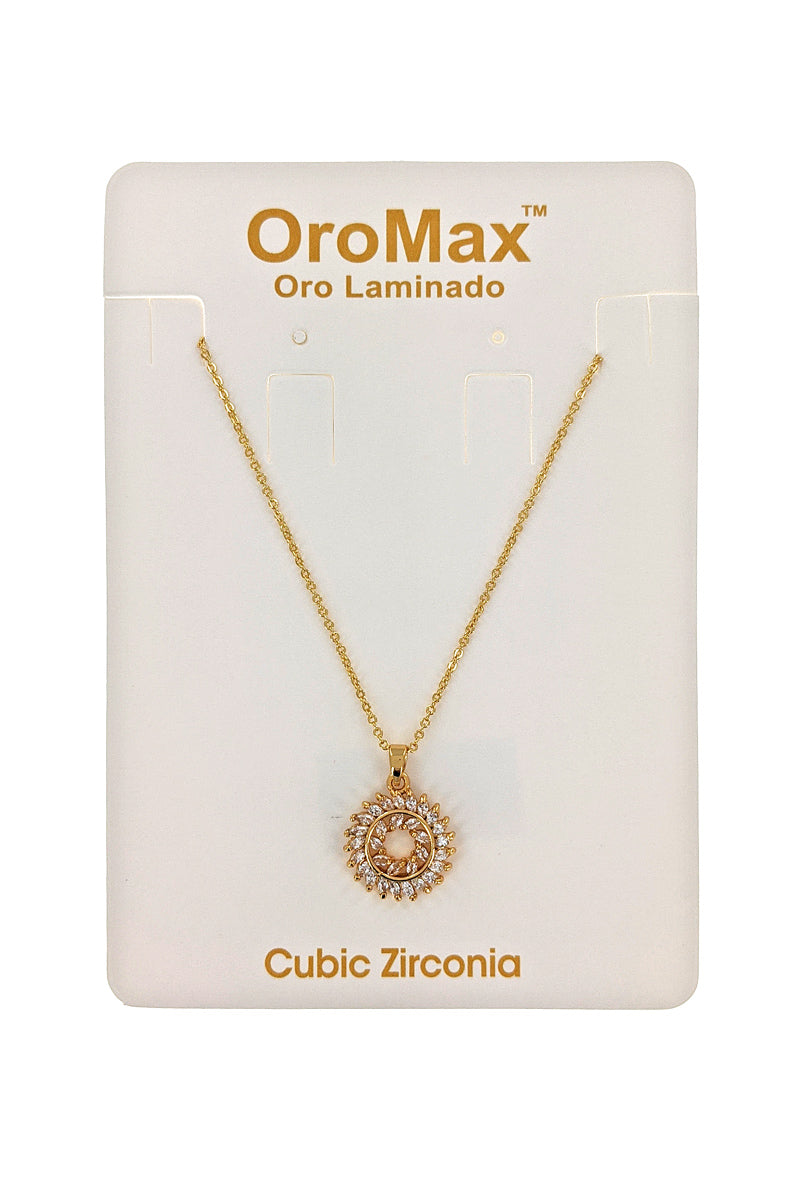 Gold Dipped Pendant Necklace