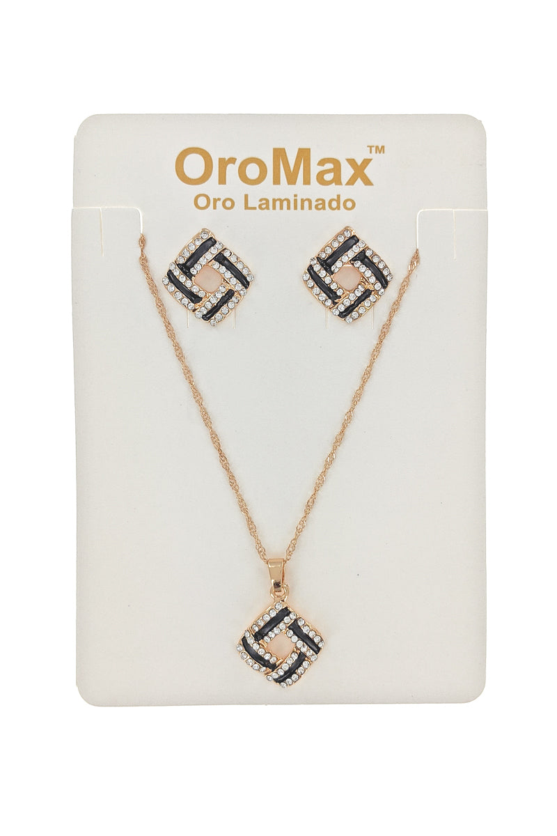 Gold Dipped Necklace Set