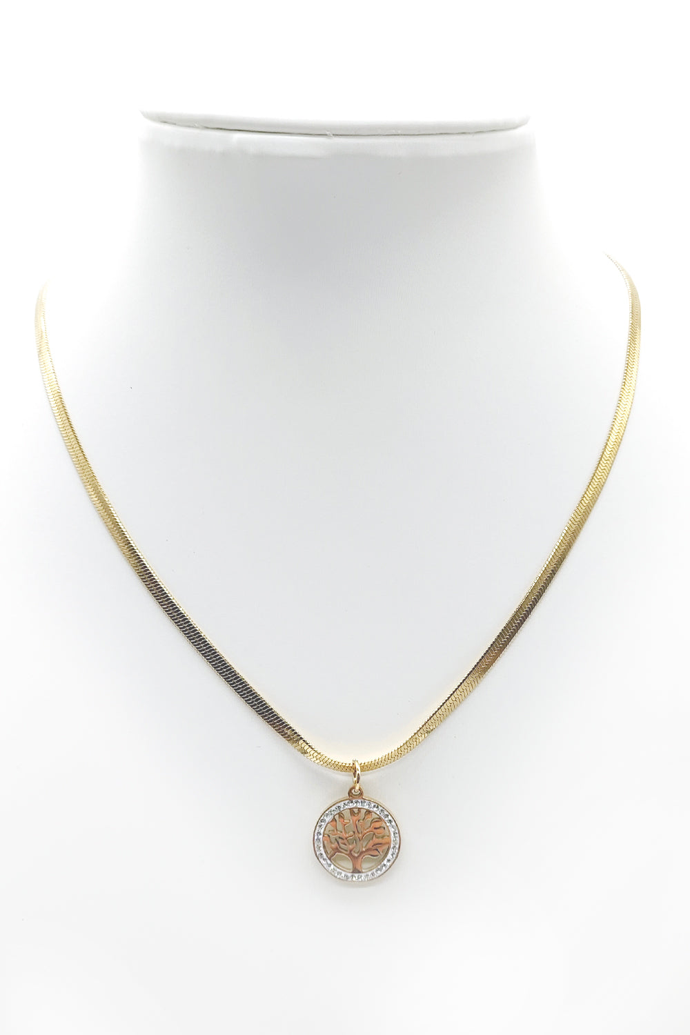 Stainless Steel Tree of Life Necklace